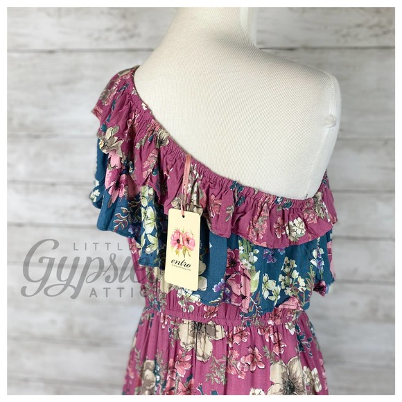 Entro Frolic in the Flowers Midi Dress - Picture 5 of 10